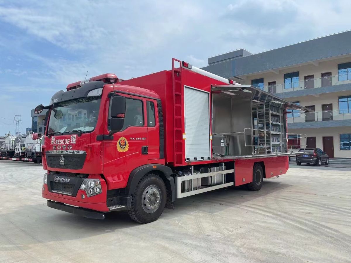 豪沃被服洗滌消防車