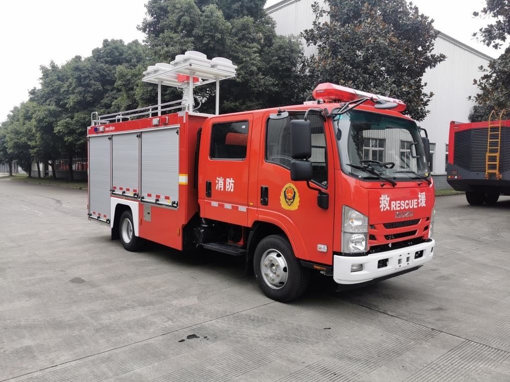 五十鈴照明車圖片