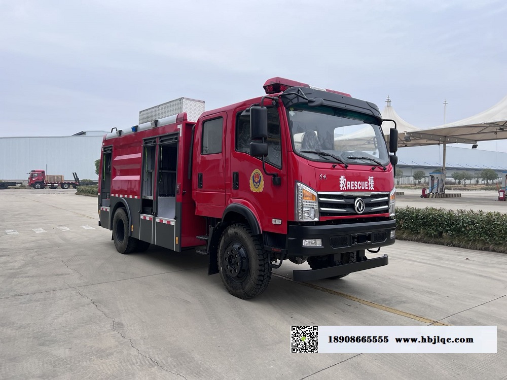 東風四驅越野水罐消防車